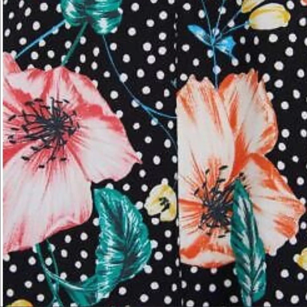 Zara Floral Polka Dot Romper large